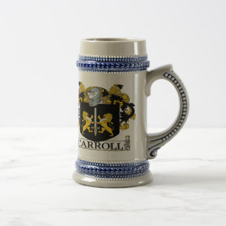 ステインCarrollの紋章付き外衣 ビールジョッキ