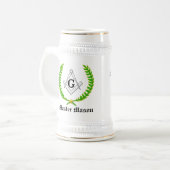 ステインPotunkのマスターの石大工 ビールジョッキ (正面左)