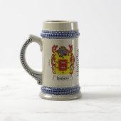 ステインRomero家族の紋章付き外衣 ビールジョッキ (左)