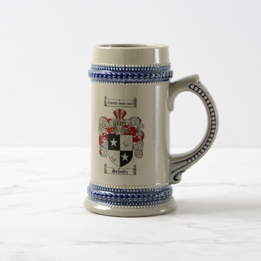 ステインSchultzの紋章付き外衣 ビールジョッキ (右)