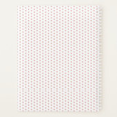 ステイ上品な笑顔の猫カスタマイズ可能プランナー プランナー手帳 (裏面)