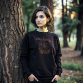 ステイ不気味なスケルトンハロウィンスウェットシャツ スウェットシャツ