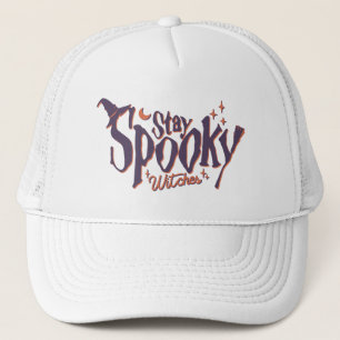 ステイ不気味ウィッチウィッチハロウィーンおもしろい キャップ