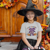 ステイ不気味キュートなスケルトンドッグハロウィーン Tシャツ