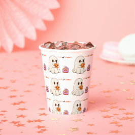 ステイ不気味キュート幽霊&パンプキンハローウィンパーティD 紙コップ