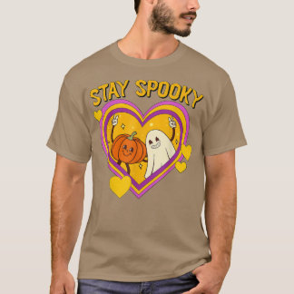 ステイ不気味ハロウィンおもしろい、不気味なカボチャとGH Tシャツ