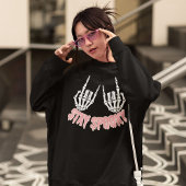 ステイ不気味ハロウィーンスケルトンハンド スウェットシャツ