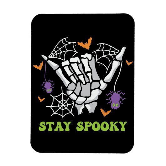 ステイ不気味ハロウィーンスケルトンハンド マグネット (縦)