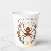 ステイ不気味ハローウィンパーティスパイダー 紙コップ (裏面)