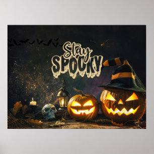ステイ不気味ホラーハロウィーンナイトホリデー ポスター