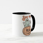ステイ不気味幽霊ウィッチパンプキンハロウィンマグ マグカップ (正面右)