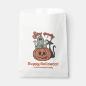 ステイ不気味幽霊ジャック – O'ランタンハッピーハローウィン フェイバーバッグ (正面)
