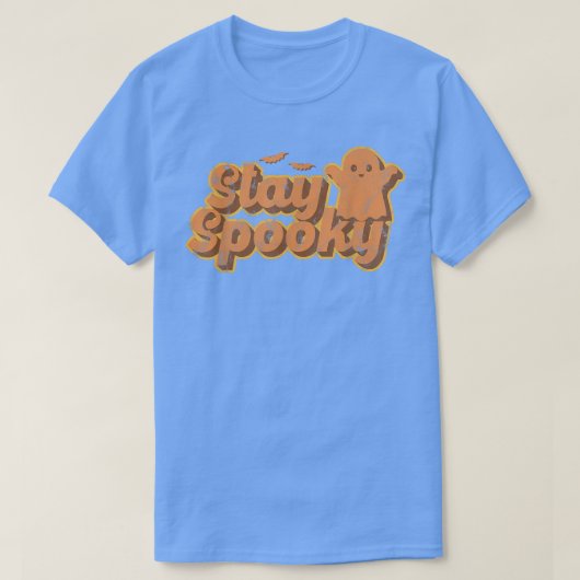 ステイ不気味幽霊レトロハロウィンコスチューム Tシャツ (デザイン正面)