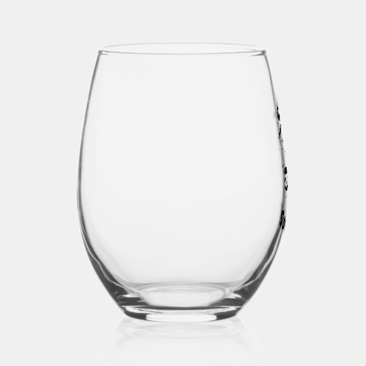 ステイ不気味幽霊 ステムなしワイングラス (右)