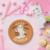 ステイ不気味幽霊 ペーパープレート (パーティー)