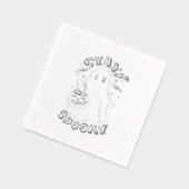 ステイ不気味幽霊 箔ナプキン (左)