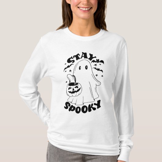 ステイ不気味幽霊 Tシャツ (正面)