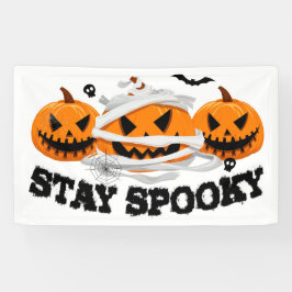 ステイ不気味・ジャック・オ・ランタン 横断幕