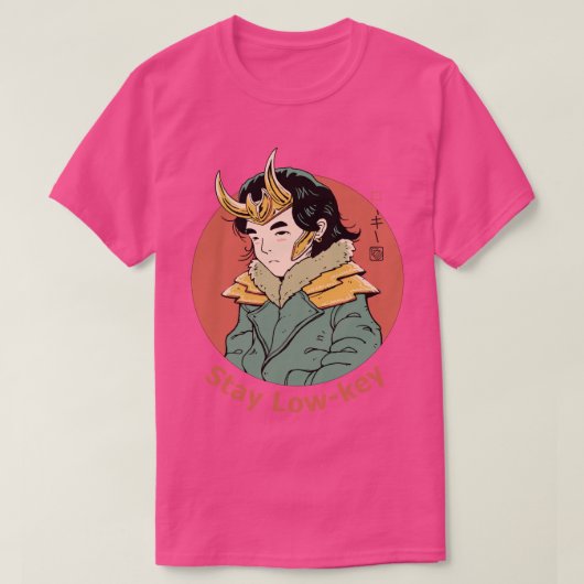 ステイ低鍵 Tシャツ (デザイン正面)