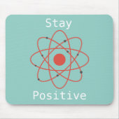 ステイ前向きアトムサイエンス引用文 マウスパッド (正面)