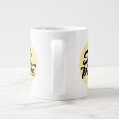 ステイ前向きイエロー ジャンボコーヒーマグカップ (裏面)
