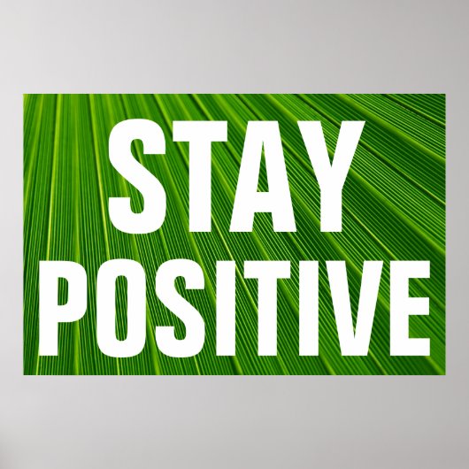 ステイ前向きグリやる気を起こさせるンボタニック ポスター (正面)