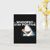 ステイ前向きステッカー3 カード (黄色い花)