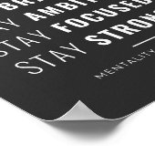 ステイ前向きストファイト前向き ポスター (角)