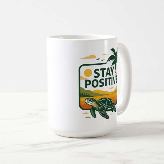 ステイ前向きタイドフード付きスウェットシャツベビーTシャツ コーヒーマグカップ (正面右)