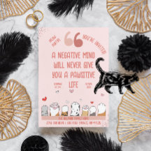 ステイ前向きパシティブ猫テーマパーティー