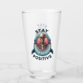 ステイ前向き – スケルトンとクジラ タンブラーグラス (裏面)