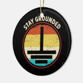 ステイ接地レトロ電気技師 セラミックオーナメント (左)