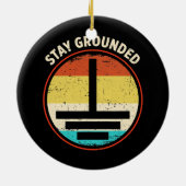 ステイ接地レトロ電気技師 セラミックオーナメント (裏面)