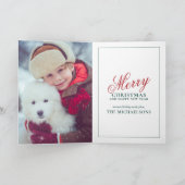 ステイ暖かい – ホリデーフラワーズ シーズンカード (内部)