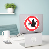 ステイ澄んラベル シール (デスク上のノートパソコン)