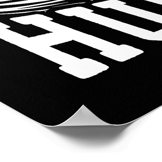 ステイ空腹 – ジムトレーニング やる気を起こさせる ポスター (角)