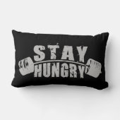 ステイ空腹 – ボディビルトレーニング やる気を起こさせる ランバークッション (裏面)