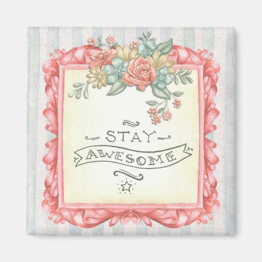 ステイ素晴らし引用文 マグネット (正面)