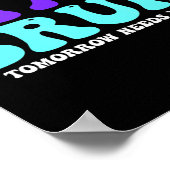 ステイ自殺認識度明日の必要性Bruh Pre ポスター (角)