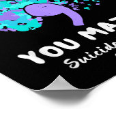 ステイ自殺防止認識度蝶 ポスター (角)