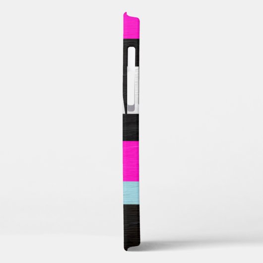 ステイ落ち着いたmessaのレトロテレビテストパターン Case-Mate iPhoneケース (裏面 / 左)