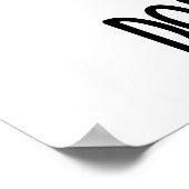 ステイ落ち着いてフルーツパおもしろいンを見ない ポスター (角)