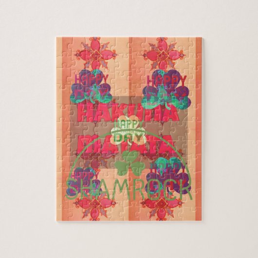 ステイ賛美ハッピーサンテパトリックの日ハクナマタ ジグソーパズル (縦)
