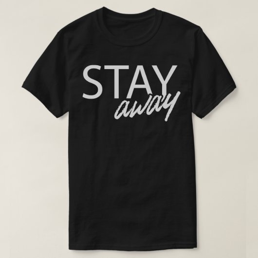 ステイ遠くにソーシャル距離2020 d tシャツ (デザイン正面)