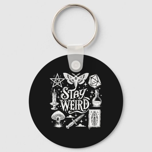 ステイ風変わりウィッチヴィーブスウィッチシ不気味ーズンハッピー キーホルダー (正面)