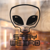 ステイ風変わりエイリアンヘッド ウィンドウサイン (シート2)