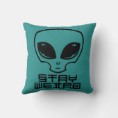 ステイ風変わりエイリアンヘッド クッション (裏面)