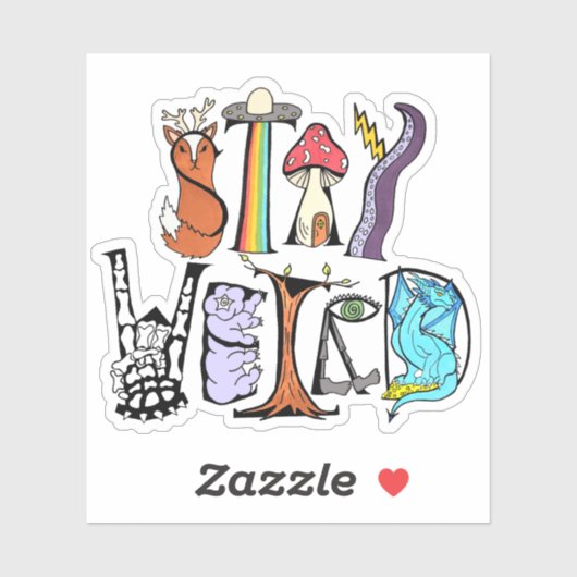 ステイ風変わりカットアウトビニールステッカー シール (シート)