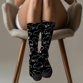 ステイ風変わりキャおもしろいピバラパターン ソックス