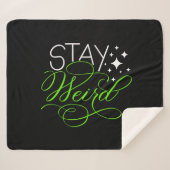 ステイ風変わりコズ予測できなやる気を起こさせる引用文 シェルパブランケット (正面(横))